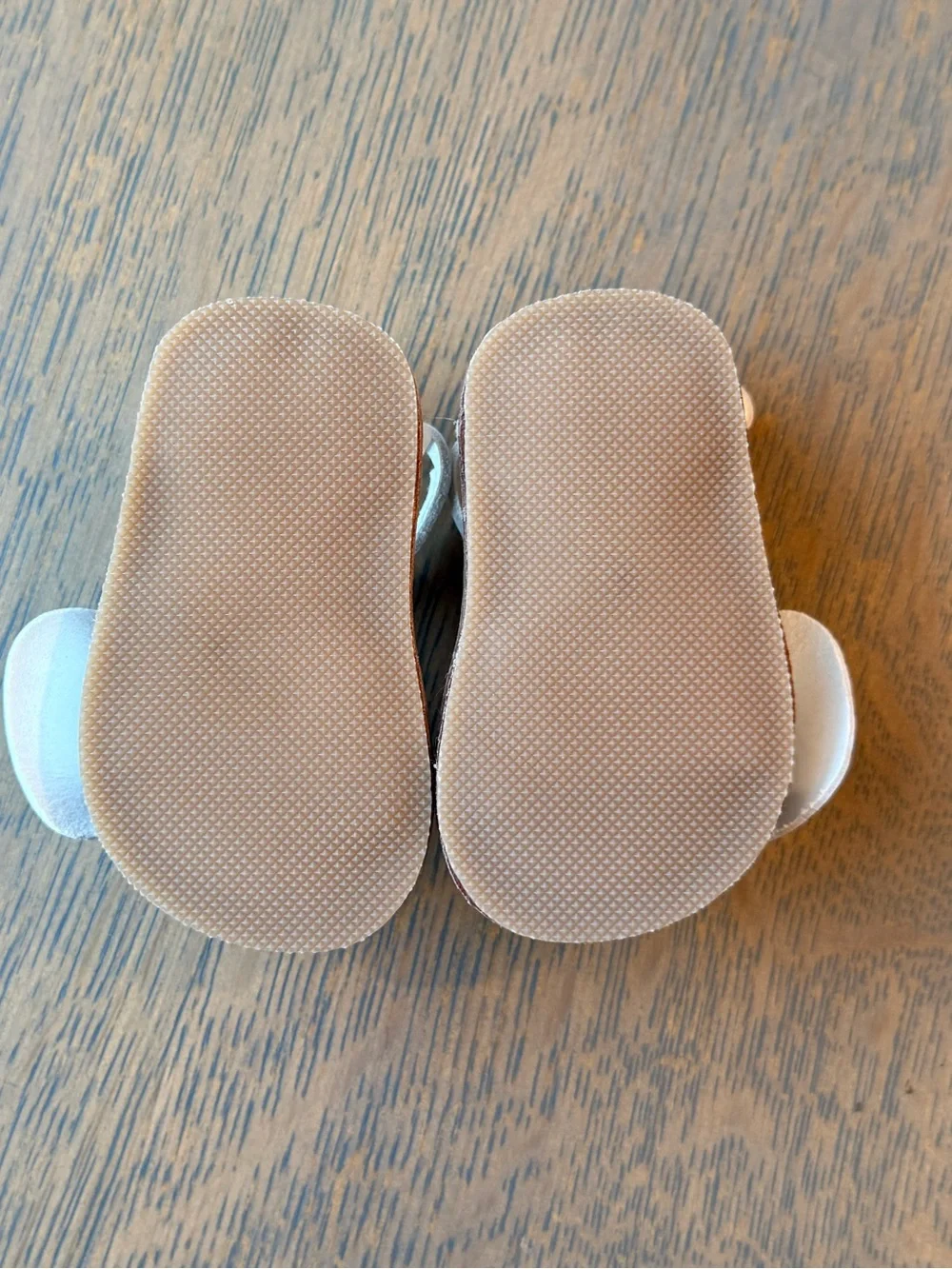 Janie and Jack White Baby Bow Sandals  - size 0-3M